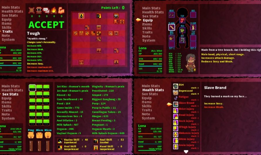 LonaRPG [vBeta.0.8.3.0.1] BY EccmA417 – Adult Games Download